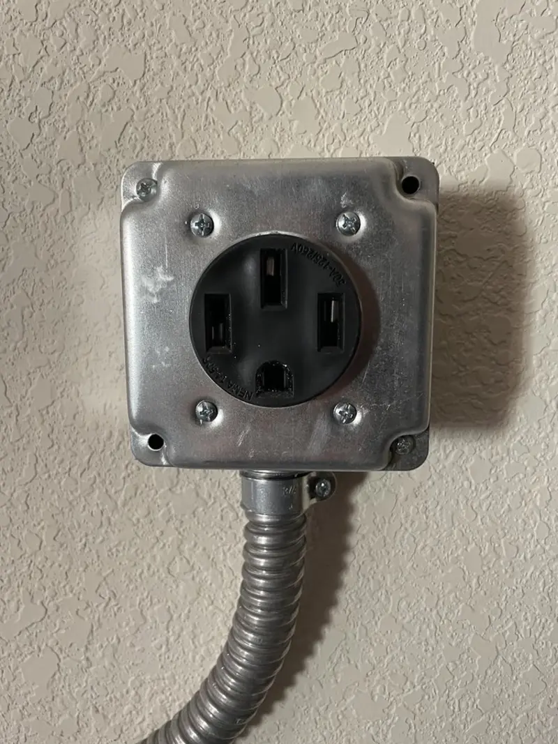 NEMA 14-50 outlet installed for Smart Home Electrical in Twentynine Palms